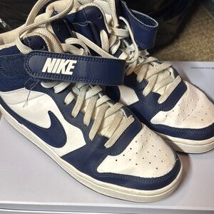 Nike Blue and White Classic Sneakers